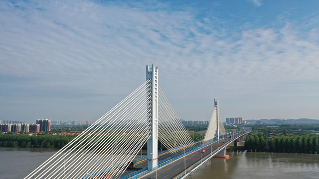 武汉的桥临空港大桥