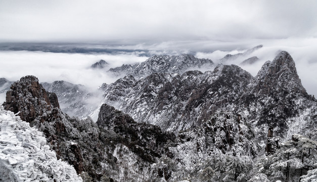 水墨黄山