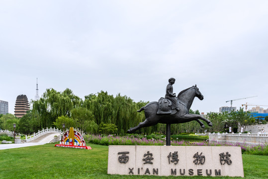 中国西安博物院大门