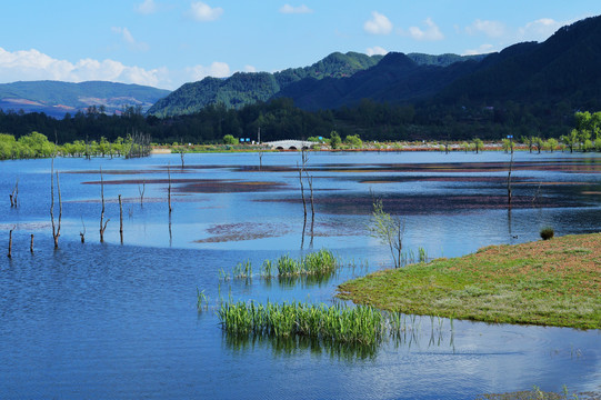 念湖湖景