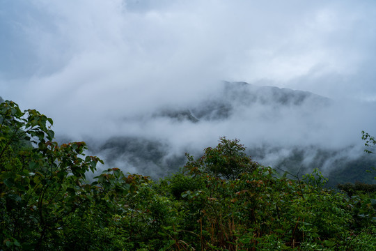 山间云雾风景