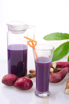 紫薯山药汁