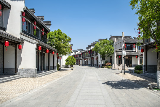 南京老门东中式建筑街景