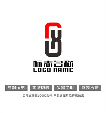 GHX标志GX字母logo