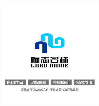 品字标志山字建筑公司logo