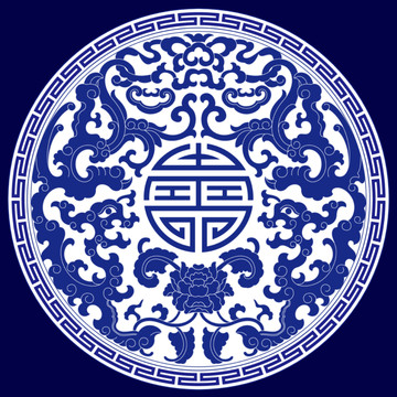 青花云龙纹