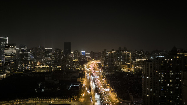 延安高架夜景