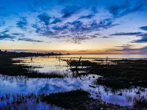 青海湖晨曦