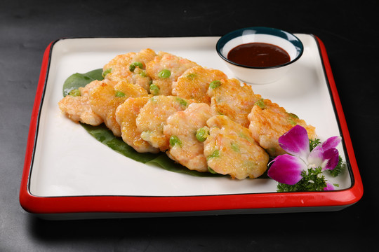 香煎虾饼