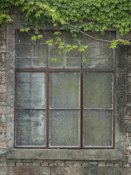 旧厂房老式窗户