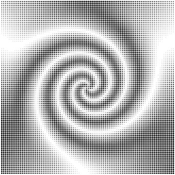 激光镂空旋涡图案