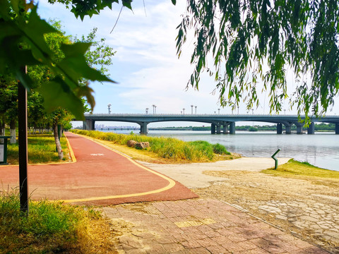 洛河岸边