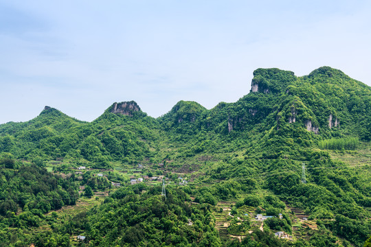 秀丽的山峰