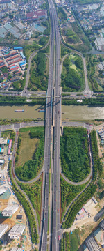 龙江高架钟楼大桥