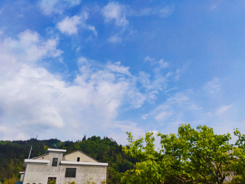 炎陵县水口镇家乡风景