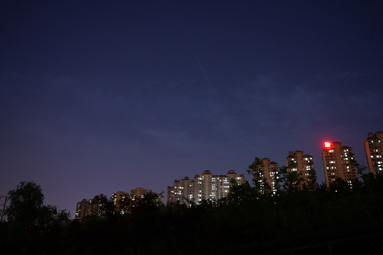 城市夜空