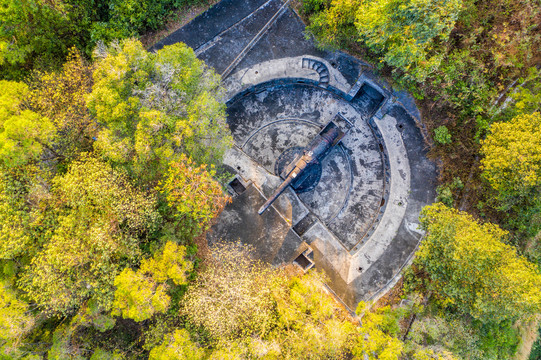 广州大角山炮台遗址虎门炮台