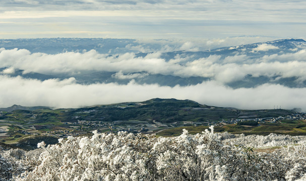 高山云海冰凌