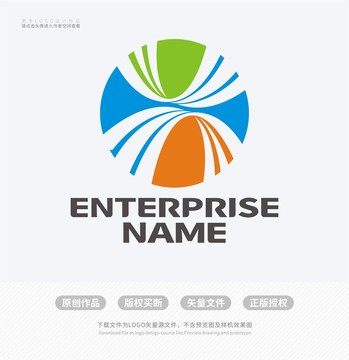 X字母LOGO标志设计