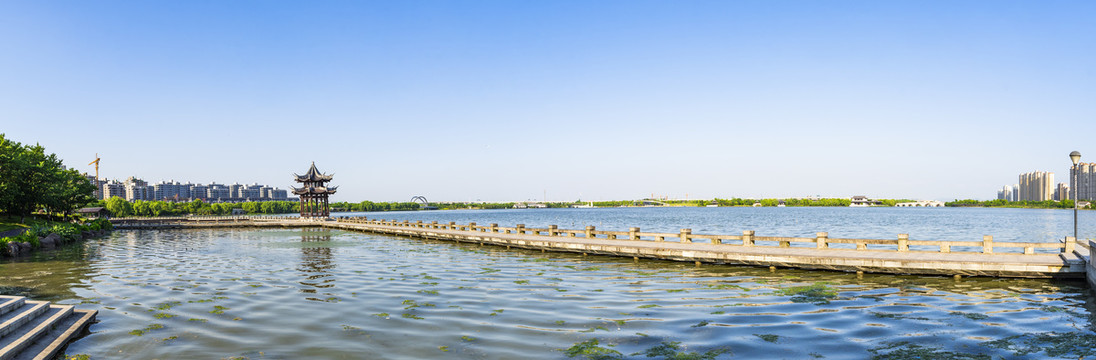 绍兴迪荡湖风光高清全景图