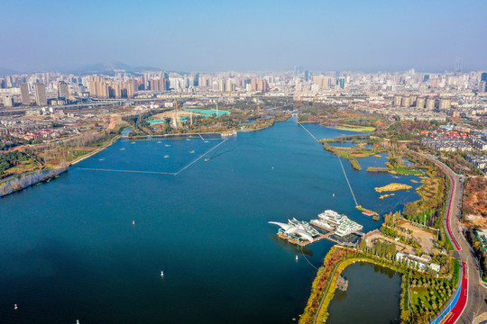 昆明滇池草海湖滨生态湿地公园