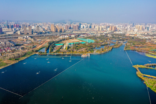 昆明滇池草海湖滨生态湿地公园