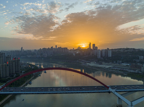 重庆城市桥梁航拍