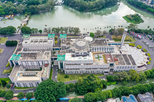 航拍福建博物院