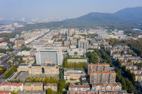 航拍南京故宫宫城核心区遗址