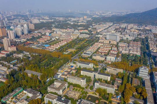 航拍南京故宫宫城核心区遗址