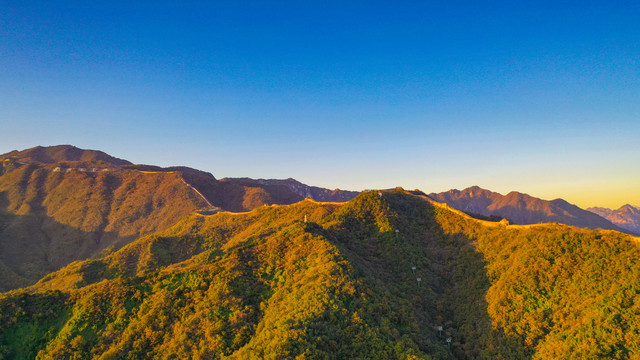 登长城秋景秋意