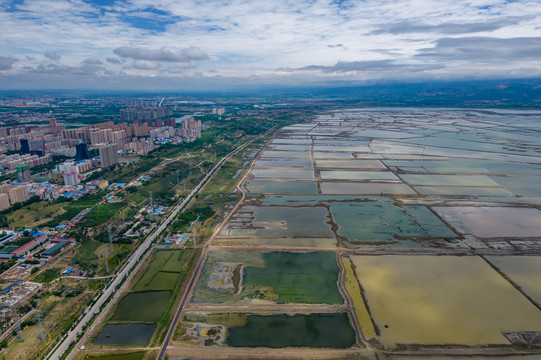 中国山西运城盐湖