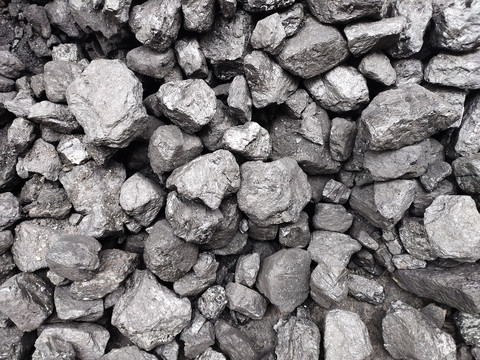 黑色煤碳