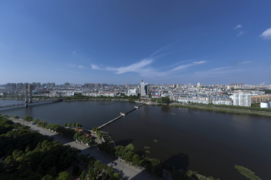 信阳城市景观图