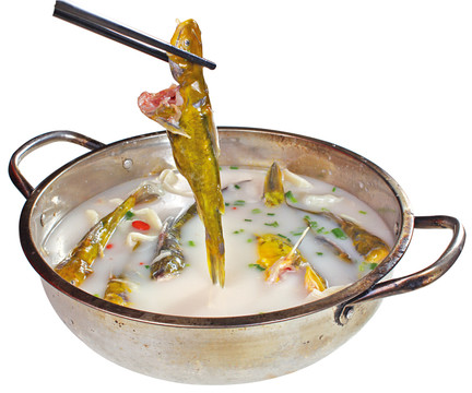水饺炖黄骨鱼