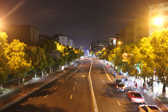 长沙大学城夜景