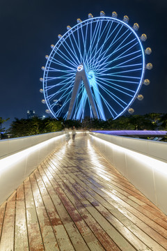 夜晚的广州美景