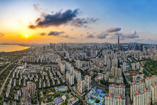 广东省深圳市福田区都市风景