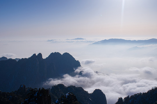 水墨黄山