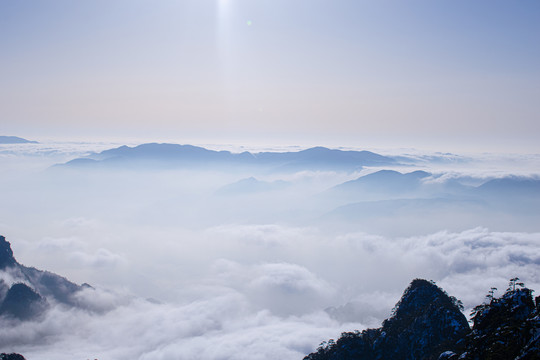 水墨黄山