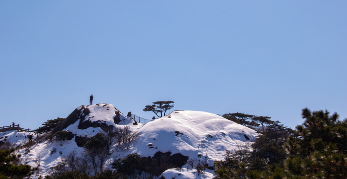 黄山雪景