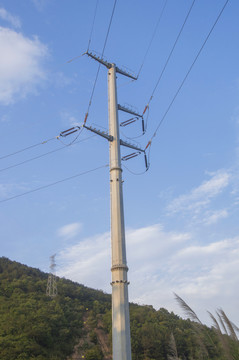 高压输电电线杆