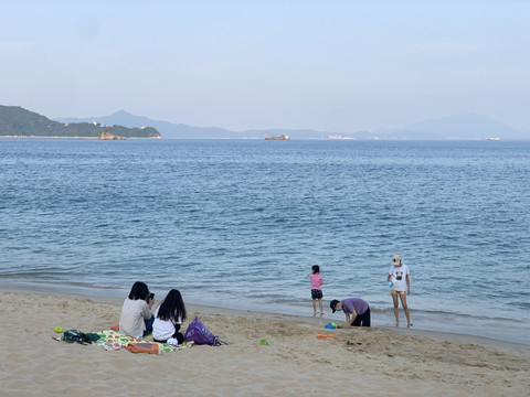 美丽大海与沙滩