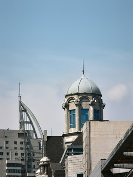 现代建筑欧式楼顶风格