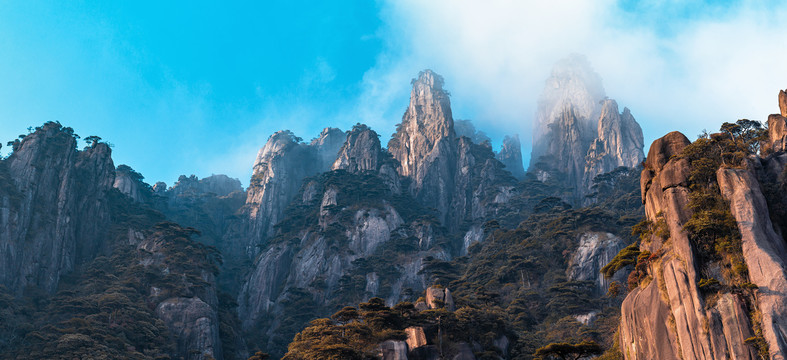 三清山全景风光