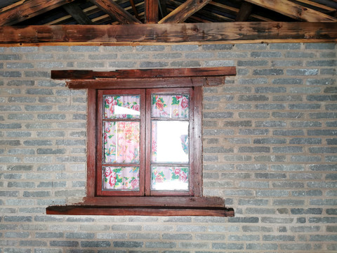 老木窗玻璃窗