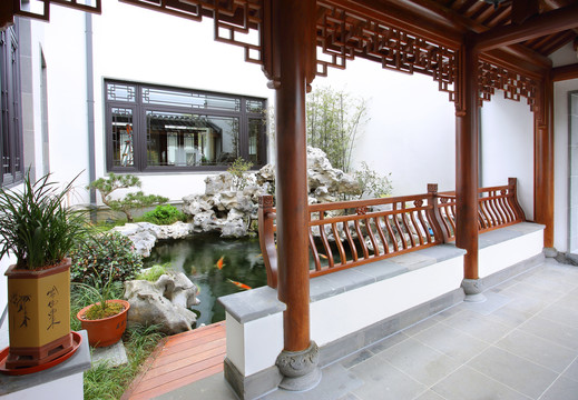 中式庭院中式生活中式别墅