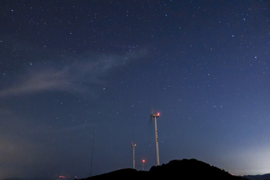 长沙宁乡神仙岭的星空