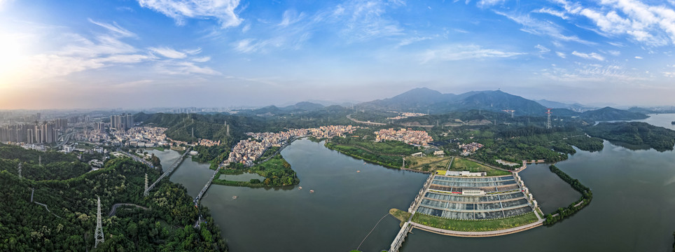 广东深圳罗湖城市风景