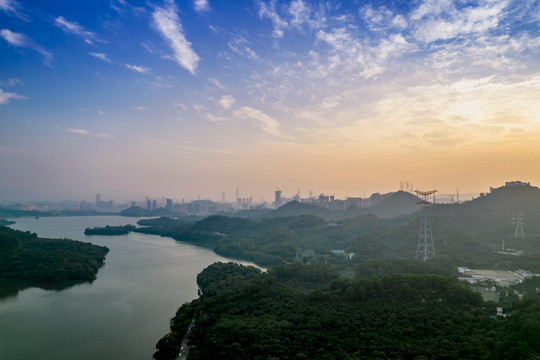 广东深圳罗湖城市风景